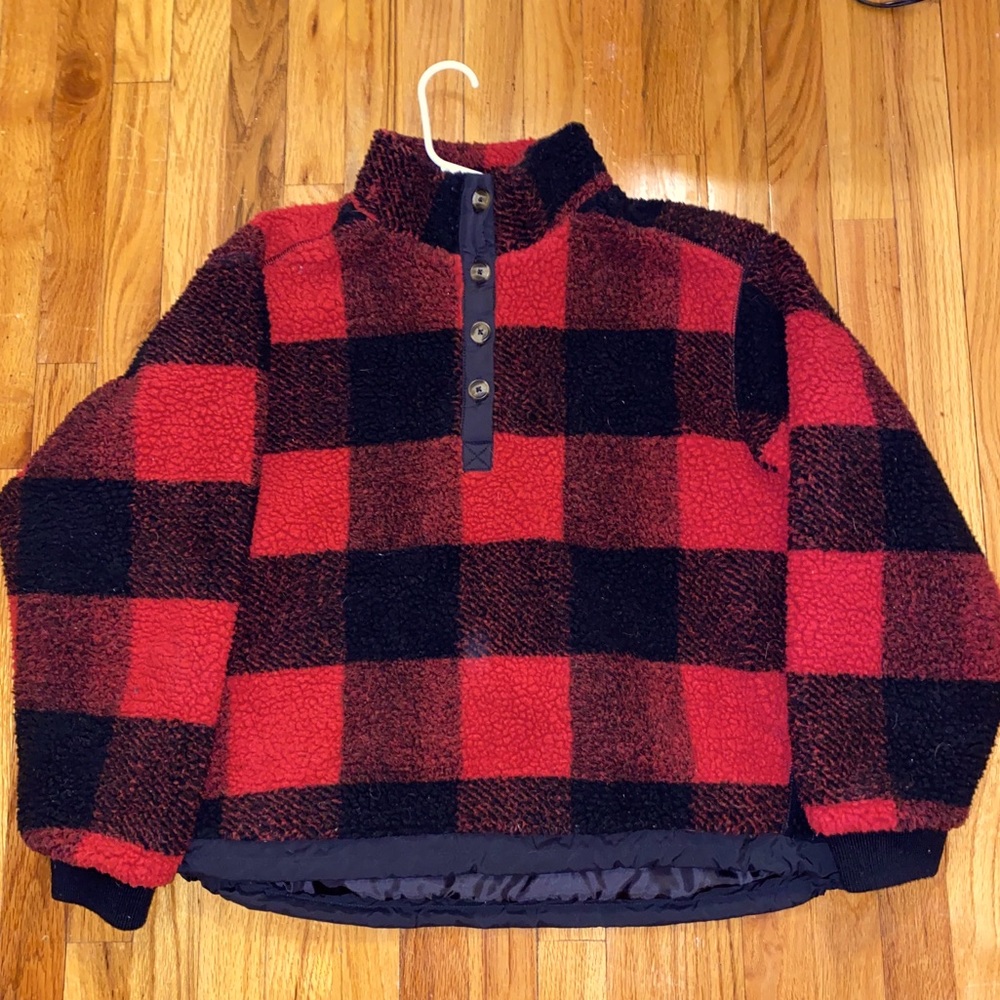 american eagle flannel jacket/pullover